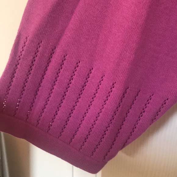 💕NWT Maggie Barnes Rose Beaded Sweater💕 - Picture 7 of 7